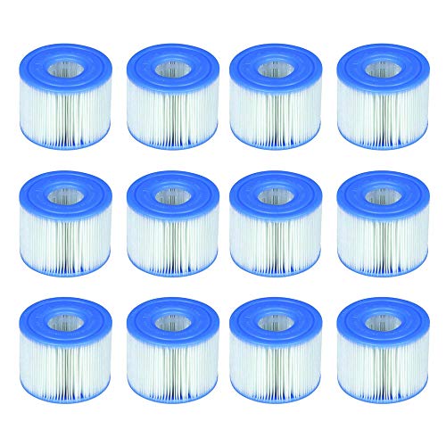 Intex 6 x 29001E B00PUZW3N2 PureSpa Type S1 Easy Set Pool Cartridges 12 Filters  2 1 Pack Blue