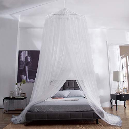 iRainy Zanzariera Letto Grande Zanzariera incl Materiale di Montaggio Cielo Letto Protezione dalle Zanzare Protezione dalle ZanzareF Rete a Mosca Anche Durante il Viaggio