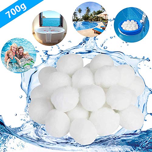 Isincer Filtranti per Piscine Ecologica per Filtri di Sabbia 700g di Pulizia per Piscine Filtro Balls Pool Filtraggio Sand Filter 25 kg di Quarzo qualit