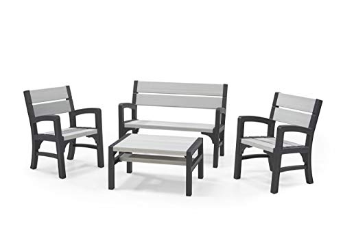 Keter  Montero Lounge Set in Duotech Colore GrafiteGrigio