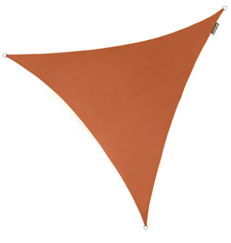 Kookaburra Tenda a Vela Triangolare 30m Intrecciata Traspirante Protezione Anti Raggi 933 UV per Ombreggiare Il Giardino Terrazzo o Balcone Terracotta
