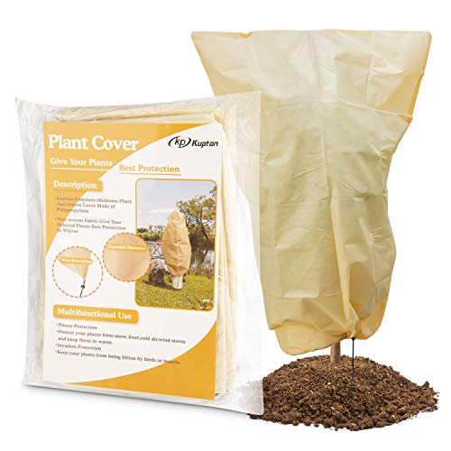 Kupton Copertura per Piante per la Protezione dal GeloCopertura Antigelo Caldo Rivestimento per Arbusti e Alberi Protegge Le tue Piante dai Danni Confezione da 2 Pezzi W4724H7087