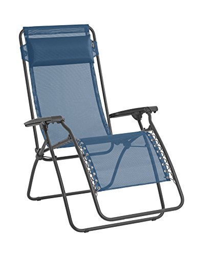 Lafuma Sedia a sdraio Pieghevole RT 2 Texplast Colore Blu LFM40198547