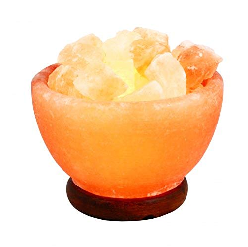 Lampada in Sale dellHimalaya a forma di Braciere