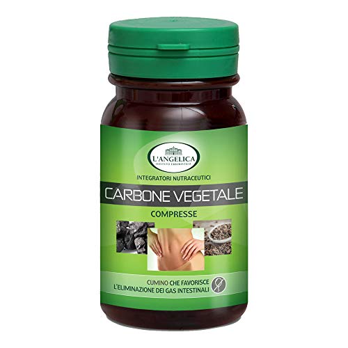 LAngelica Carbone Vegetale 75 compresse Totale 45 gr