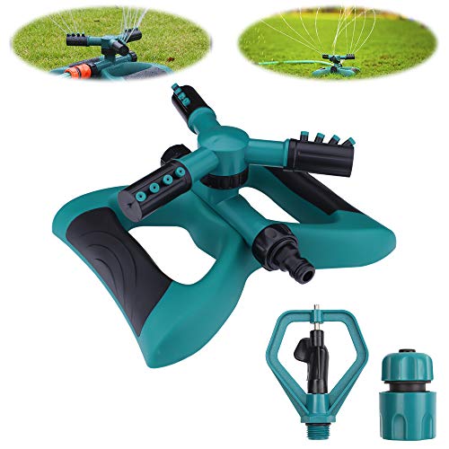Lawn Sprinkler Prato irrigatore Automatico 360Automatico Rotante Irrigatore Lawn Sprinkler Irrigatore di irrigazione con Ampia Area con Irrigatore Prato per GiardinoCortile PratoGioco del Bambino