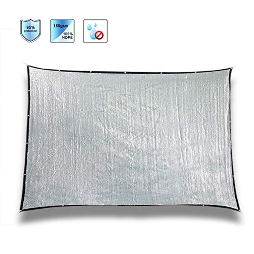 Laxllent Vele Parasole Rettangolo 3x6m Tendalino Vela Ombreggiante 70 UV Block per Animali Serra FienileGiardino Esterno Patio Party