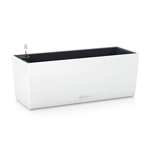 Lechuza 4008789156709 Balconera Color Bianco Set Cm 50 Vaso da Esterno in Plastica Unica