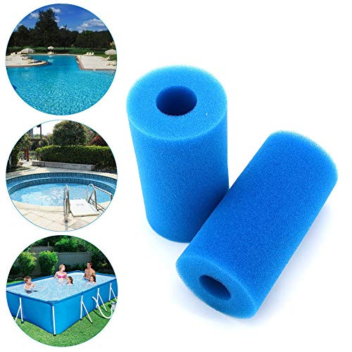 Lifreer 2 filtri per piscina riutilizzabili lavabili e lavabili per vasca idromassaggio Intex tipo A