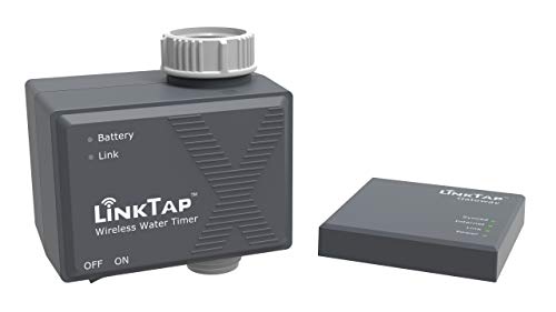 LinkTap Timer Gateway per irrigazione Wireless temporizzatore con Controllo a Nuvola Eccellente Copertura Wireless Lunga Durata della Batteria Installazione Rapida Salto Pioggia App Italiana