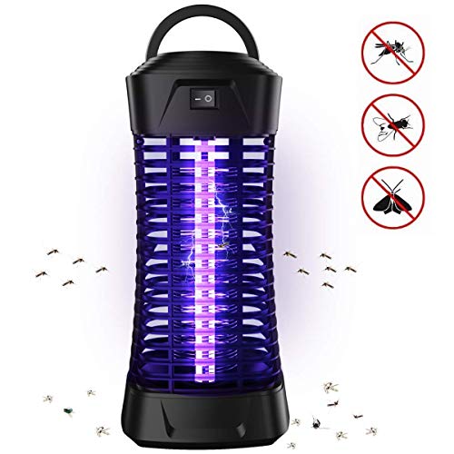 Lukasa Zanzariera Elettrica Luce UV Lampada Antizanzare Elettrico Trappola per Mosche Lampade Antizanzara Interno per Contrastare Zanzare Mosche Falene Zancudos e Altri Insetti