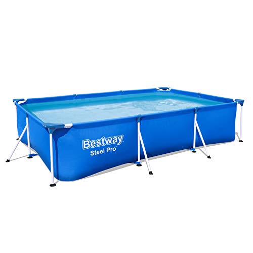 Mediawave Store Piscina Steel propool 300 x 201 x 66 cm Telaio in acciaio colore blu