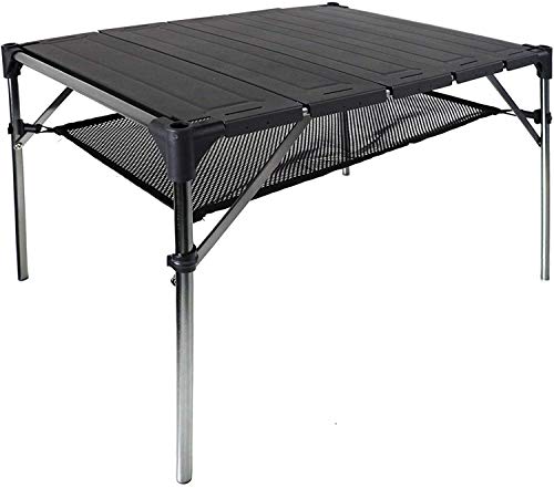NiceDD Tavolo pieghevole da campeggio pieghevole Tavolo portatile leggero Tavolo pieghevole in alluminio per esterni compatto