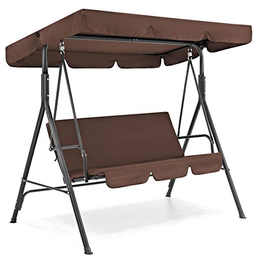 OhhGo Set di copertura per dondolo impermeabile con copertura per dondolo per giardino patio e dondolo
