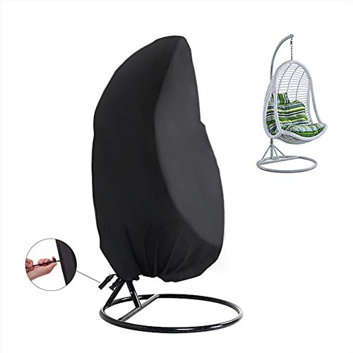 Osarke Copertura Impermeabile per sedie sospese Sedia a Dondolo in Vimini 420D Copertura per mobili da Giardino 200 x 115 x 105 cm