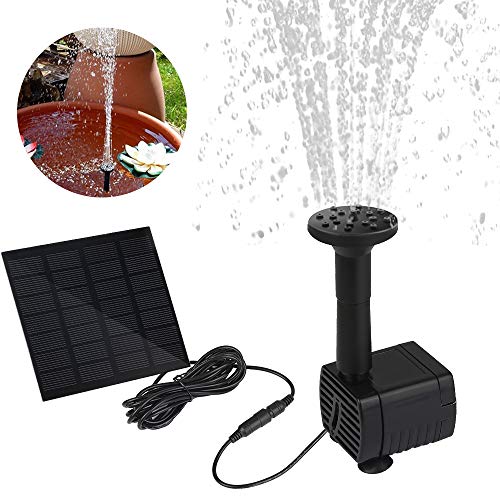 Ovareo fontana a energia solare pompa per laghetti da esterni pompa per acqua 2020 pompa per fontana galleggiante per laghetti da giardino contenitore per pesci bagno per uccelli giardino