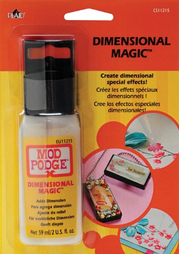 PlaidCrafs Mod Podge Prodotto per aggiungere rilievo alle decorazioni 59 ml