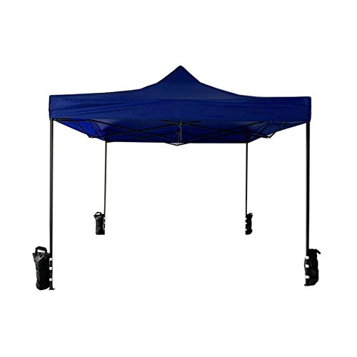 Rebecca Mobili Gazebo Richiudibile con 4 Pesi Blu Metallo Poliestere Sacca Giardino Mercatini Terrazzo 31 x 3 x 3 mt cod RE6327