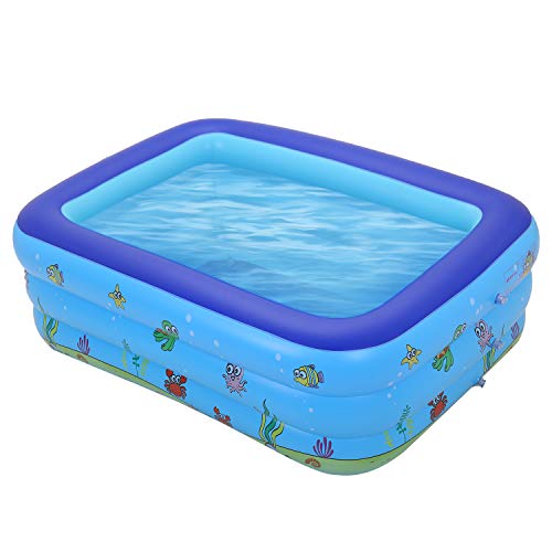 Satkago Piscina Gonfiabile Bambini Piscina Gonfiabile addensata Famiglia Cortile Giardino Estivo Parco Giochi dAcqua per 12 Bambini Bambini Bambini 59 x 43 Pollici