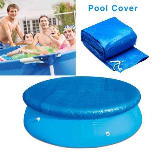 Shinyzone 183cm Copertura Rotonda per Piscina GonfiabileResistente Tela Cerata Antipolvere Antipioggia Antivento per Piscina Tonda Fuori TerraBlu