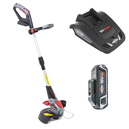 Sprint 1697220 18GTK Kit Decespugliatore Ioni di Litio Larghezza Taglio 30 cm Incluso Batteria da 25 Ah e Caricabatteria 18 V Rosso