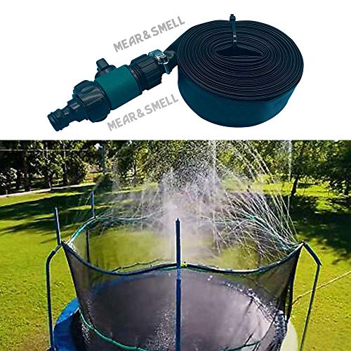 Spruzzatore Trampolino Spruzzatore Esterno Parco dellAcqua per Bambini Sistema di Raffreddamento Esterno Nebulizzato Irrigatore Giardino Esterno Tubo Flessibile Estivi Irrigazione Domestica 12M