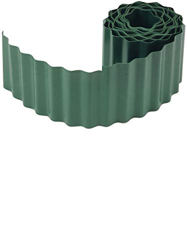 Sunflower FLOR14220 Bordatura per Prato PVC 20 cm x 9 mt Verde