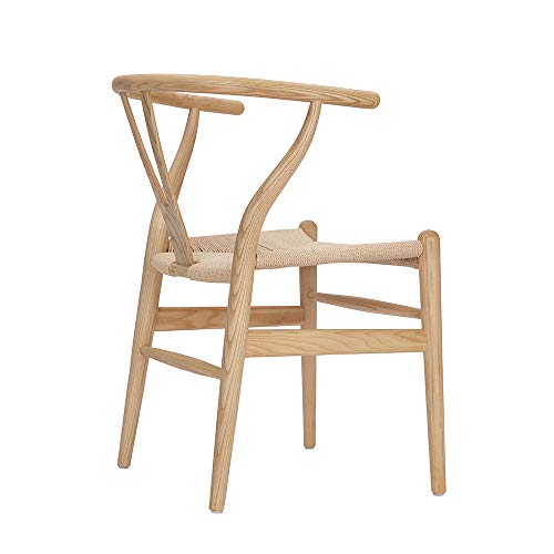 Tomile Wishbone Sedia CH24 Y Sedia a Forcella Sedia da Pranzo in Legno massello Poltrona in Rattan