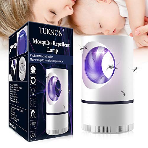 TUKNON Zanzariera Elettrica Mosquito Killer Lamp Lampada Antizanzare Lampada Zanzara UV LED Zanzariera Lampada Antizanzare per Cortile Office Domestico Cucina Soggiorno