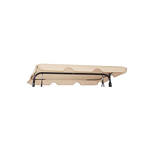 WingFly Tettuccio per Dondolo Tetto di Ricambio per Dondolo da Giardino Copertura di Ricambio Dimensioni 2 e 3 Posti e Vari Colori 190x132cm Beige
