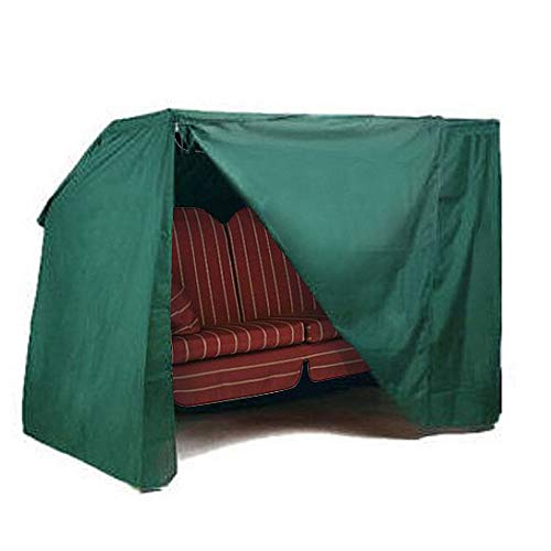 WOLTU GZ1166 Copertura per Altalena Sedia Dondolo Poltrona Mobili da Giardino Telo di Coperture Cover Protezione PE Verde