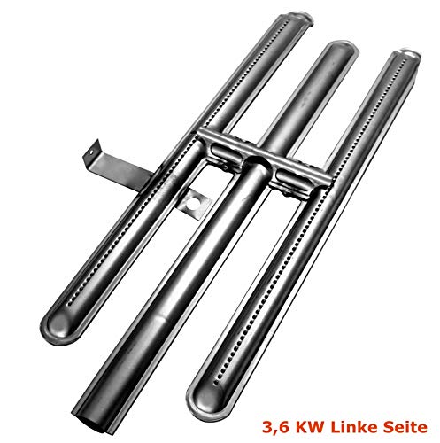 YOURGRILL Bruciatore di alta qualit per barbecue KF pezzo di ricambio per barbecue a gas Acciaio INOX 36 KW Links