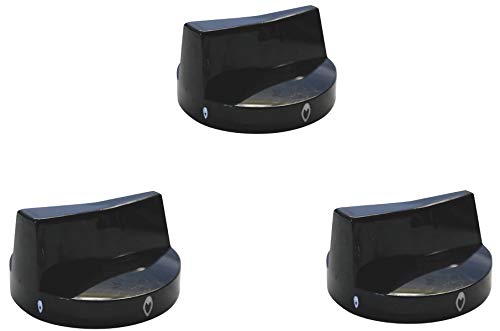 YOURGRILL Premium Set di 3 bavaglie girevoli per barbecue a gas braciere a gas semilati montati su rubinetto diametro 8 mm ricambio di qualit in confezione conveniente 3 pezzi