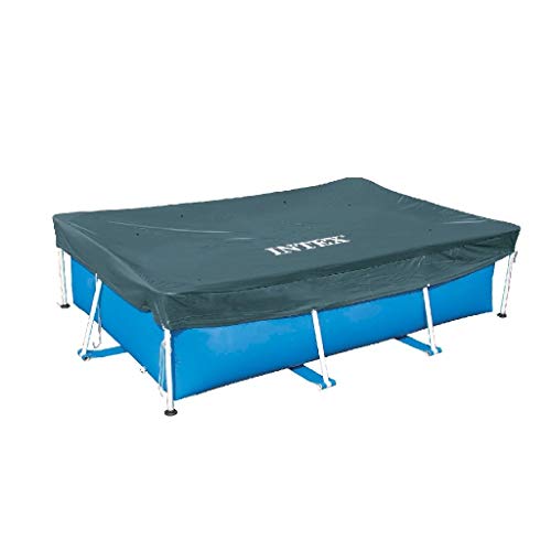 Intex 28038 Copripiscina Frame Rettangolare Cm 300X200 Art Pulizia E Manutenzione 161 PVC Multicolore 300 x 200 x 75 cm